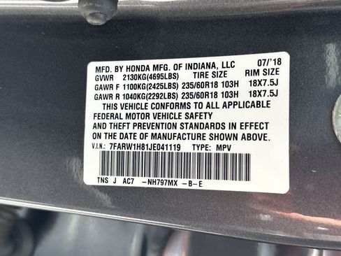 Used 2018 Honda CR-V EX-L image 35