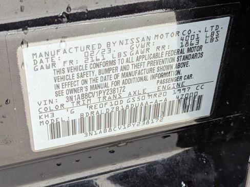 Used 2023 Nissan Sentra SV w/ All-Weather Package image 20