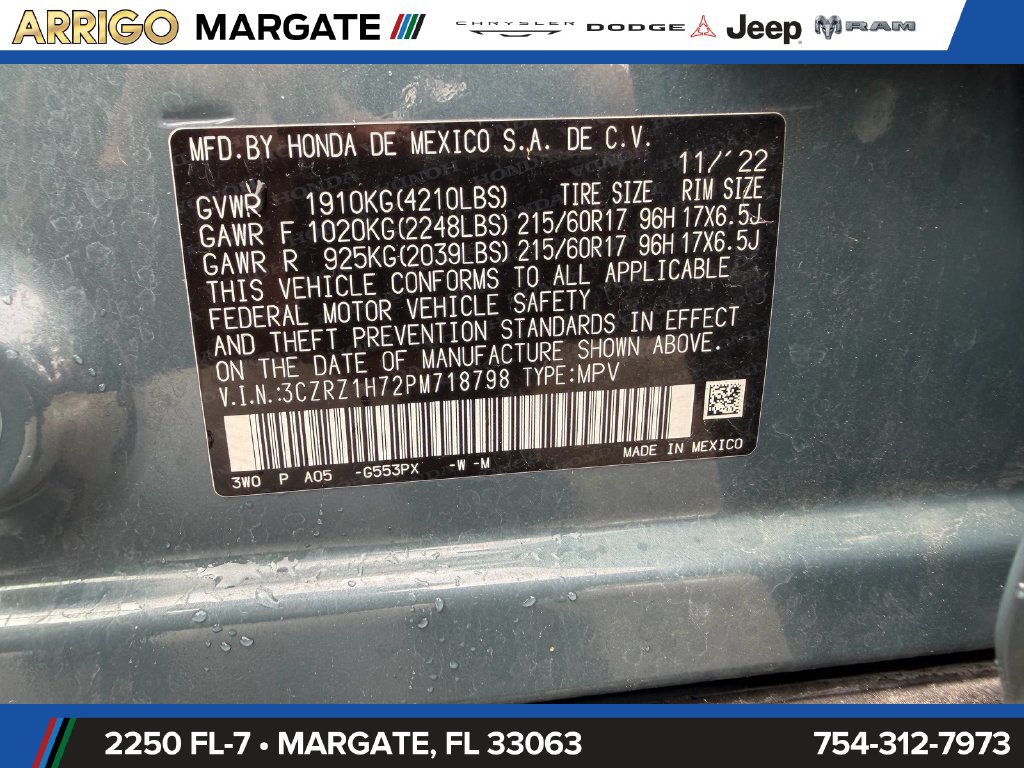 Used 2023 Honda HR-V EX-L image 19