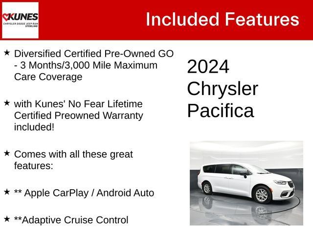 Certified 2024 Chrysler Pacifica Touring-L FWD image 4