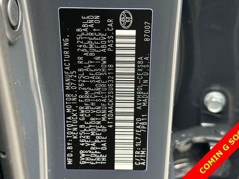 Used 2025 Toyota Camry SE w/ Multimedia Upgrade Package image 29