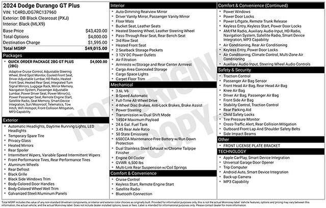 Used 2024 Dodge Durango GT AWD/4WD image 10