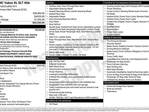 Used 2018 GMC Yukon XL SLT w/ Open Road Package image 7