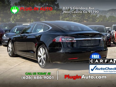 Used 2021 Tesla Model S Long Range Plus AWD/4WD image 2