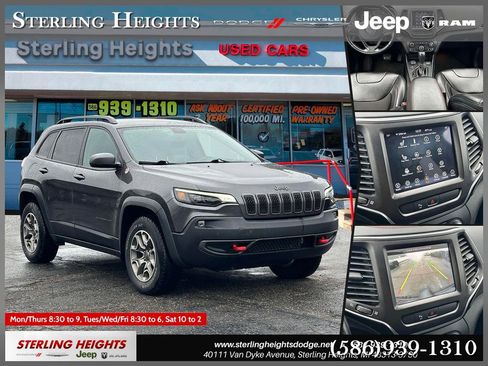 Used 2020 Jeep Cherokee Trailhawk w/ Cold Weather Group AWD/4WD image 1
