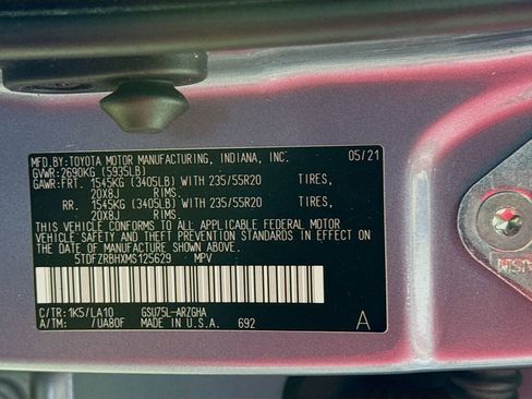 Used 2021 Toyota Highlander Platinum AWD/4WD image 30
