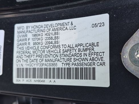 Used 2023 Honda Accord EX image 24
