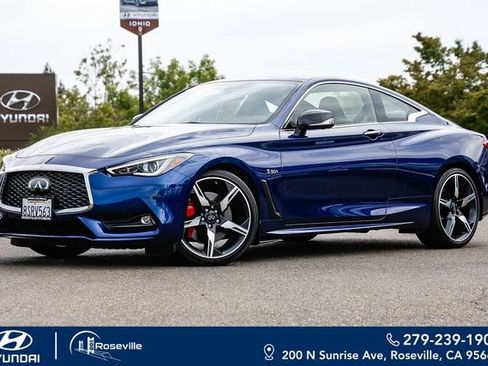 Used 2020 INFINITI Q60 Red Sport 400 w/ Carbon Fiber Package AWD/4WD image 1