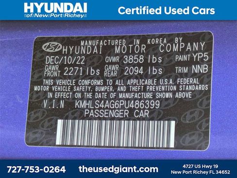 Certified 2023 Hyundai Elantra SEL w/ Convenience Package image 33