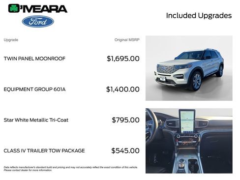 Used 2022 Ford Explorer Platinum w/ Equipment Group 601A image 4