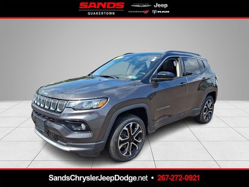 Used 2022 Jeep Compass Limited w/ Sun and Sound Group AWD/4WD image 1