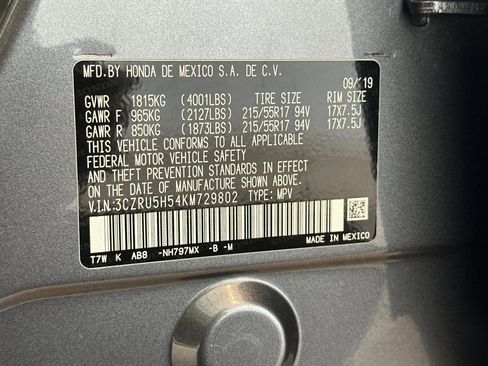 Used 2019 Honda HR-V EX image 28