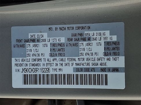 Used 2024 MAZDA CX-90 3.3 Turbo w/ Premium Package image 28