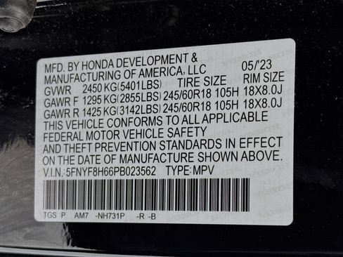 Certified 2023 Honda Passport TrailSport image 32