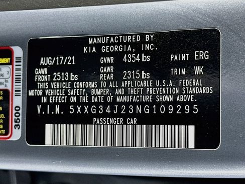 Used 2022 Kia K5 EX w/ EX Premium Package FWD image 33