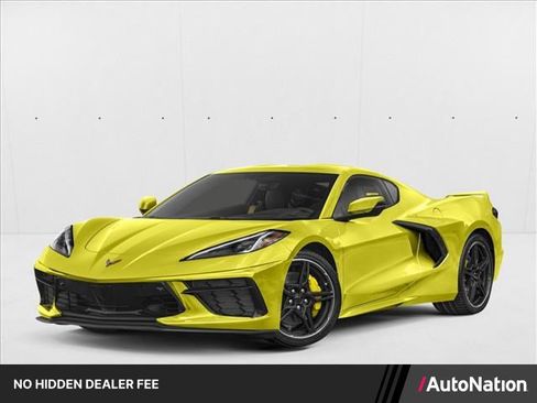 Used 2021 Chevrolet Corvette Stingray Preferred Cpe w/ Engine Appearance Package RWD image 1