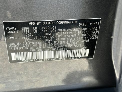 Used 2024 Subaru Outback Premium AWD/4WD image 29
