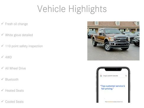 Used 2012 Ford F250 Lariat w/ Chrome Pkg AWD/4WD image 6