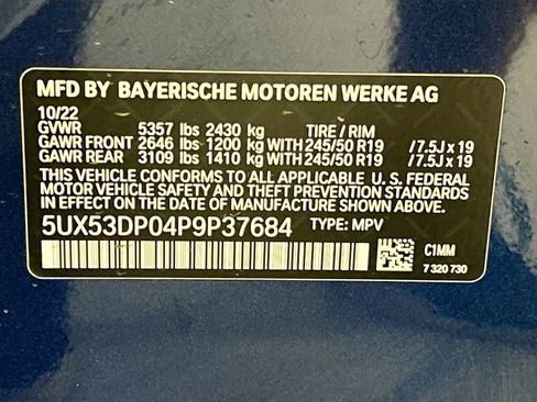 Used 2023 BMW X3 xDrive30i w/ Premium Package AWD/4WD image 34