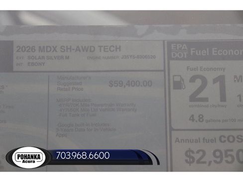 New 2026 Acura MDX w/ Technology Package AWD/4WD image 43