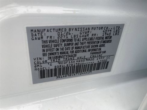 New 2026 Nissan Sentra S w/ Floor Mat Package FWD image 30