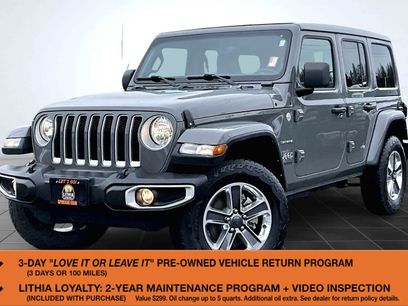 Used 2021 Jeep Wrangler Unlimited Sahara w/ Uconnect 4C Nav & Sound Group