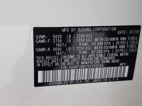Certified 2025 Subaru Outback Limited XT w/ Popular Package #2 AWD/4WD image 34