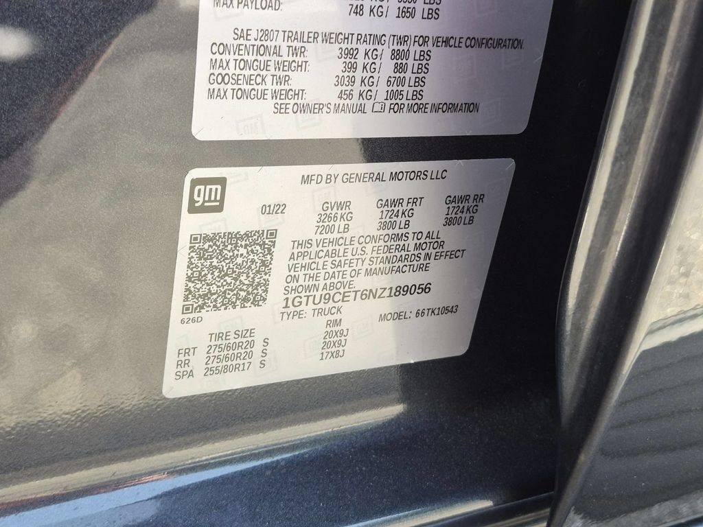 Used 2022 GMC Sierra 1500 Elevation w/ Driver Alert Package I AWD/4WD image 36