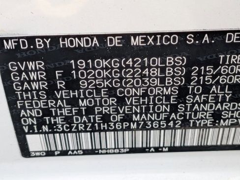 Used 2023 Honda HR-V LX image 23