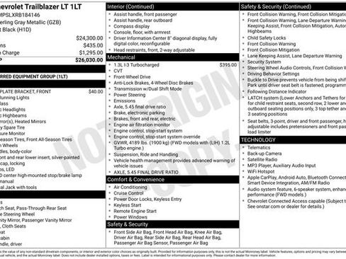 Certified 2024 Chevrolet TrailBlazer LT FWD image 32