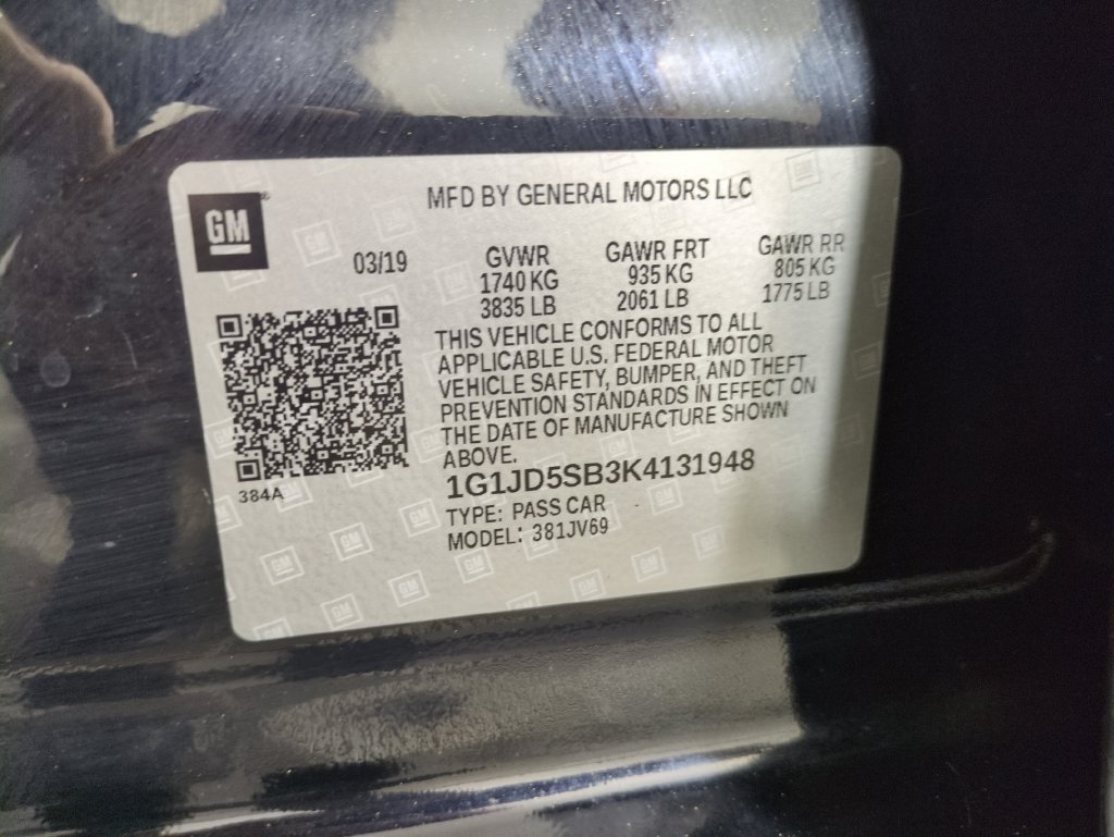 Used 2019 Chevrolet Sonic LT w/ Convenience Package FWD image 35