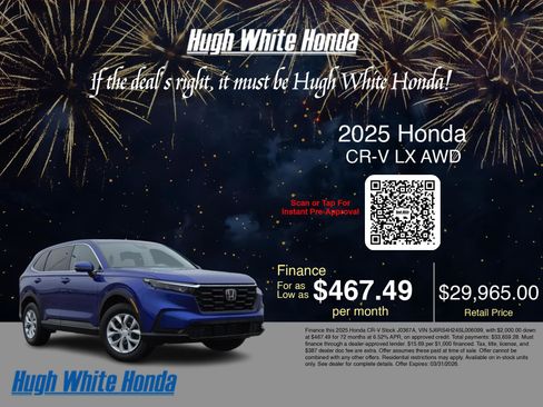 Used 2025 Honda CR-V LX image 3