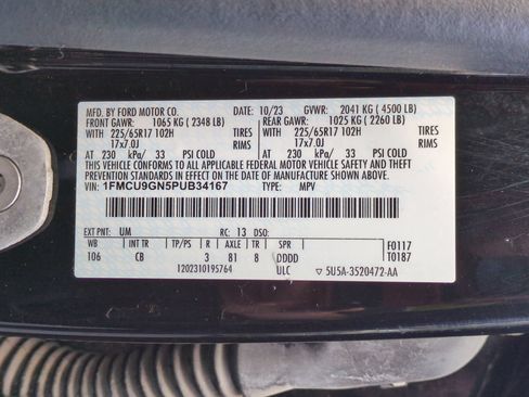Used 2023 Ford Escape Active AWD/4WD image 28