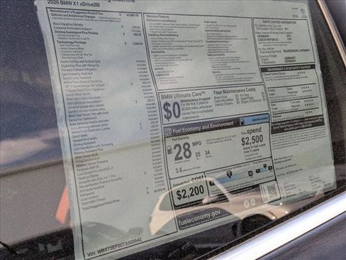 New 2026 BMW X1 xDrive28i image 19