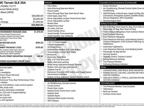 Used 2024 GMC Terrain SLE w/ Driver Convenience Package AWD/4WD image 33
