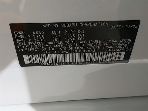 New 2025 Subaru Legacy Limited image 37