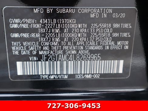 Used 2020 Subaru Crosstrek 2.0i Limited w/ Moonroof Package image 29