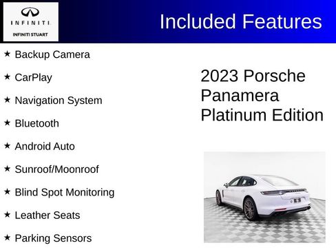 Used 2023 Porsche Panamera Platinum Edition RWD image 2