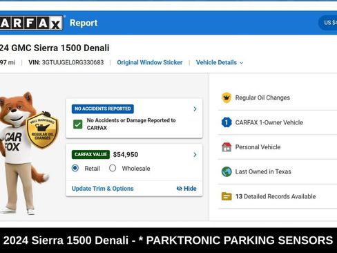 Used 2024 GMC Sierra 1500 Denali w/ Technology Package AWD/4WD image 9