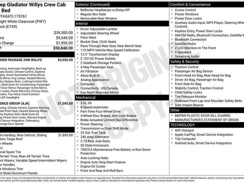 New 2026 Jeep Gladiator Willys image 29