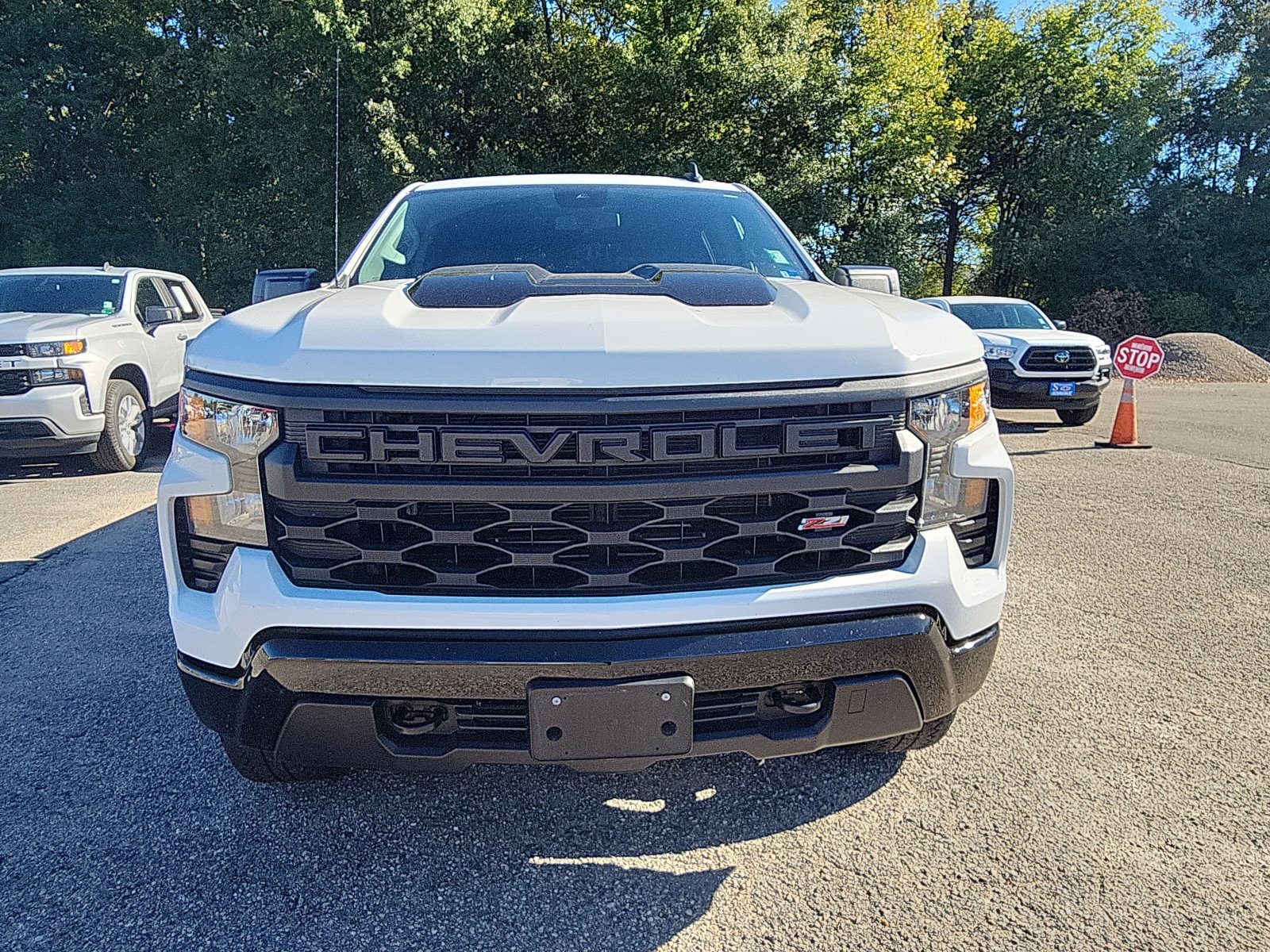 Used 2025 Chevrolet Silverado 1500 Custom Trail Boss w/ Turbomax Blackout Package AWD/4WD image 8
