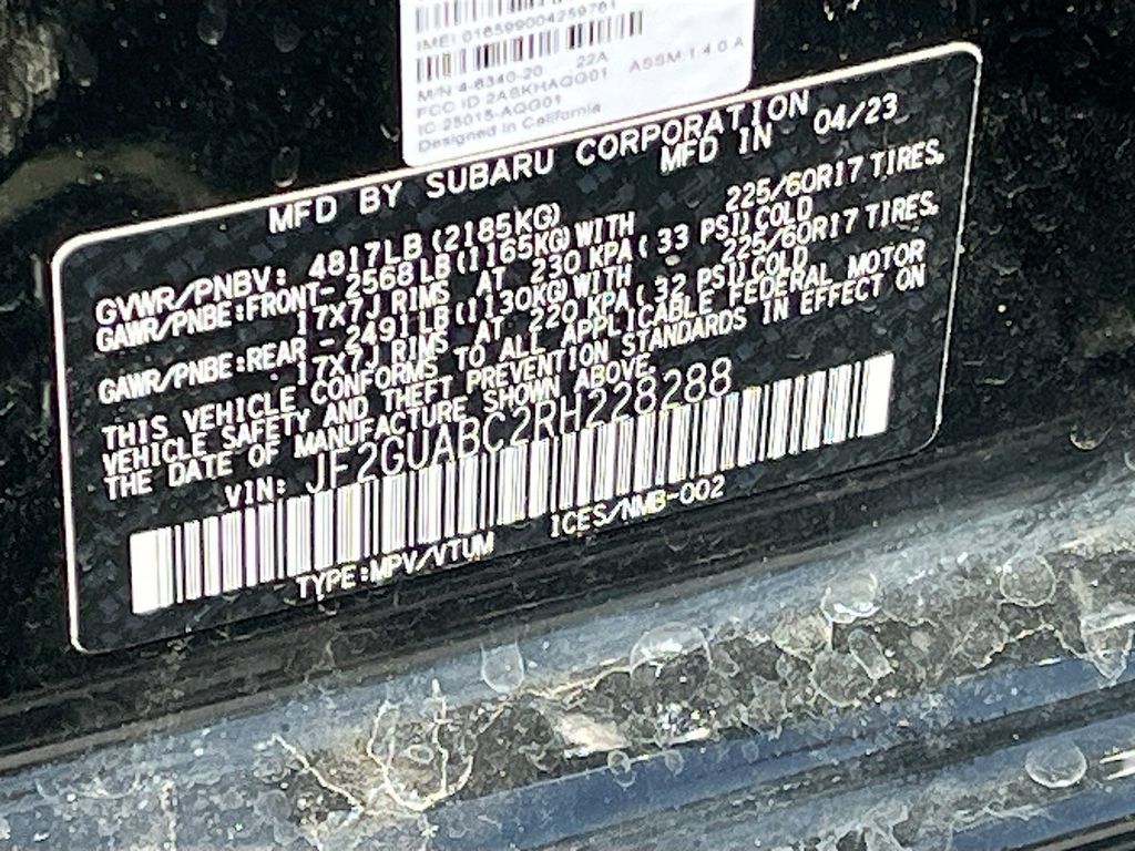 Used 2024 Subaru Crosstrek 2.0i AWD/4WD image 29