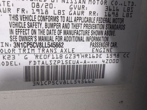 Used 2020 Nissan Kicks SV FWD image 22