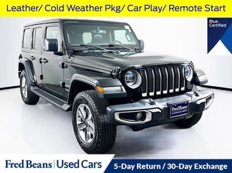 Used 2022 Jeep Wrangler Unlimited Sahara w/ LED Lighting Group video 1