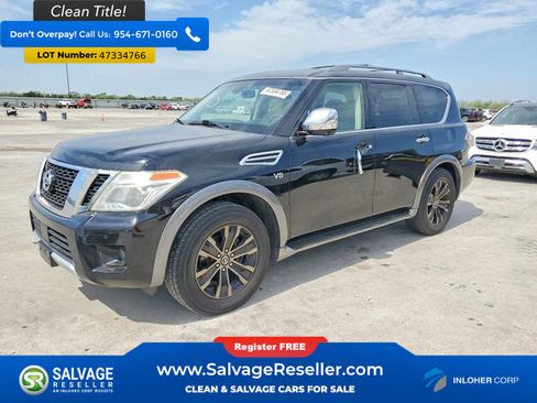 Used 2017 Nissan Armada Platinum w/ Captain Seat Package image 1
