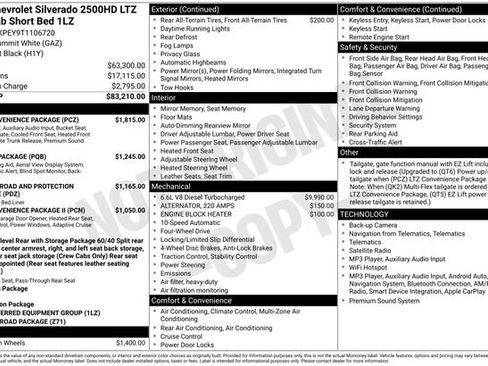 Used 2026 Chevrolet Silverado 2500 LTZ w/ LTZ Convenience Package AWD/4WD image 10