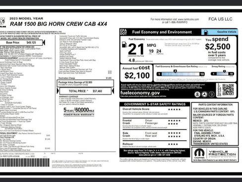 Used 2023 RAM 1500 Big Horn AWD/4WD image 2