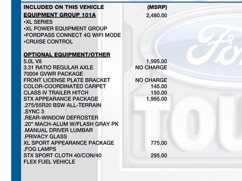 Used 2020 Ford F150 XL w/ Equipment Group 101A Mid AWD/4WD image 10