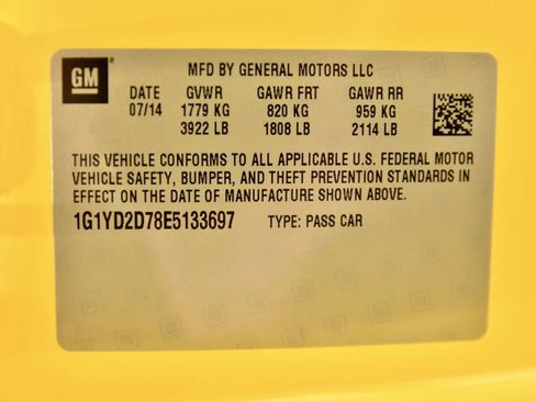 Used 2014 Chevrolet Corvette Stingray Coupe w/ 2LT Preferred Equipment Group RWD image 34