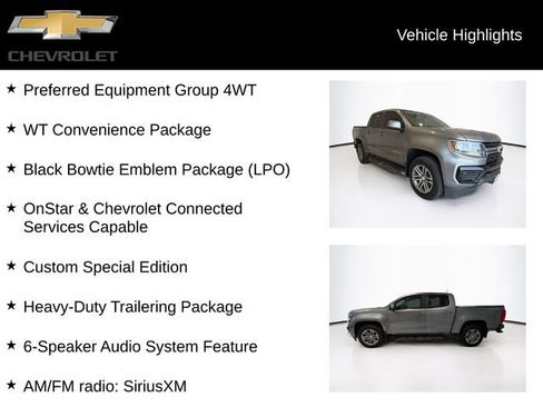 Used 2022 Chevrolet Colorado W/T w/ Custom Special Edition AWD/4WD image 5